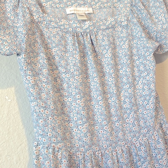 Anthropologie Monteau tiered flutter-sleeve dress - Picture 8 of 12